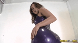 Remy Lacroix in latex porn gif